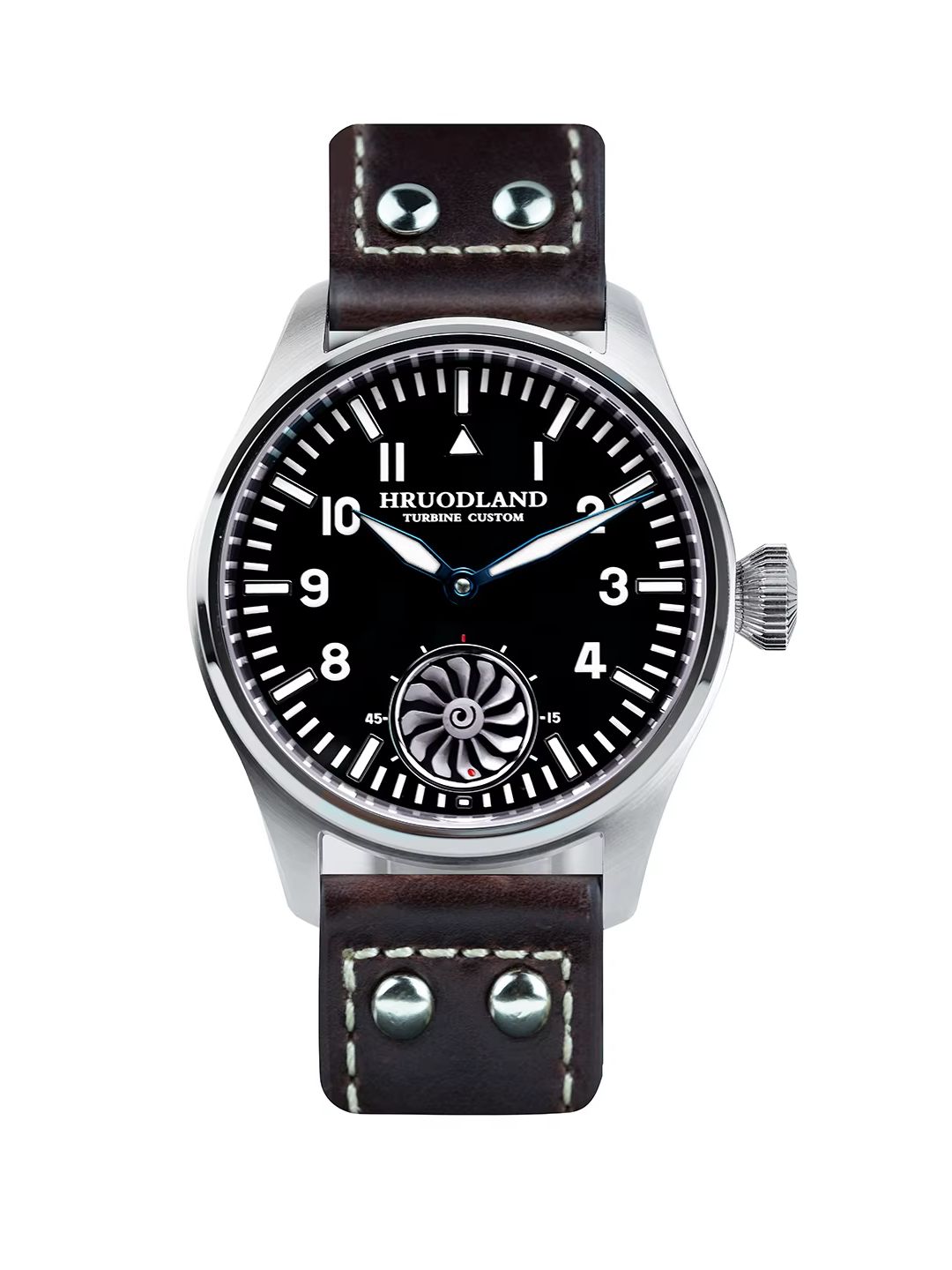 Rolex Watch Datejust - Hruodland 43mm Pilot erkek Manuel Mekanik