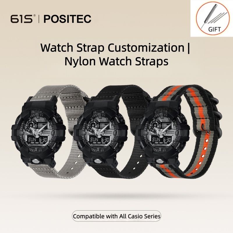 Casio Watch G-Shock Dw-5600 - Seyahat Döngüsü 16mm Naylon Kayış Casio