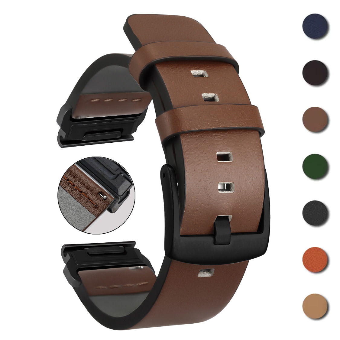 Silicone Watch Band 22Mm - 26mm 22mm Hızlı Fit Kayış Garmin