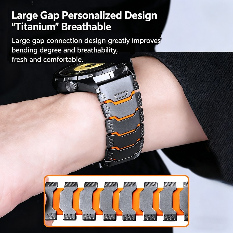 22mm Titanyum Kauçuk Kayış Hua - Silicone Watch Band 22Mm incelemesi ve fiyatı