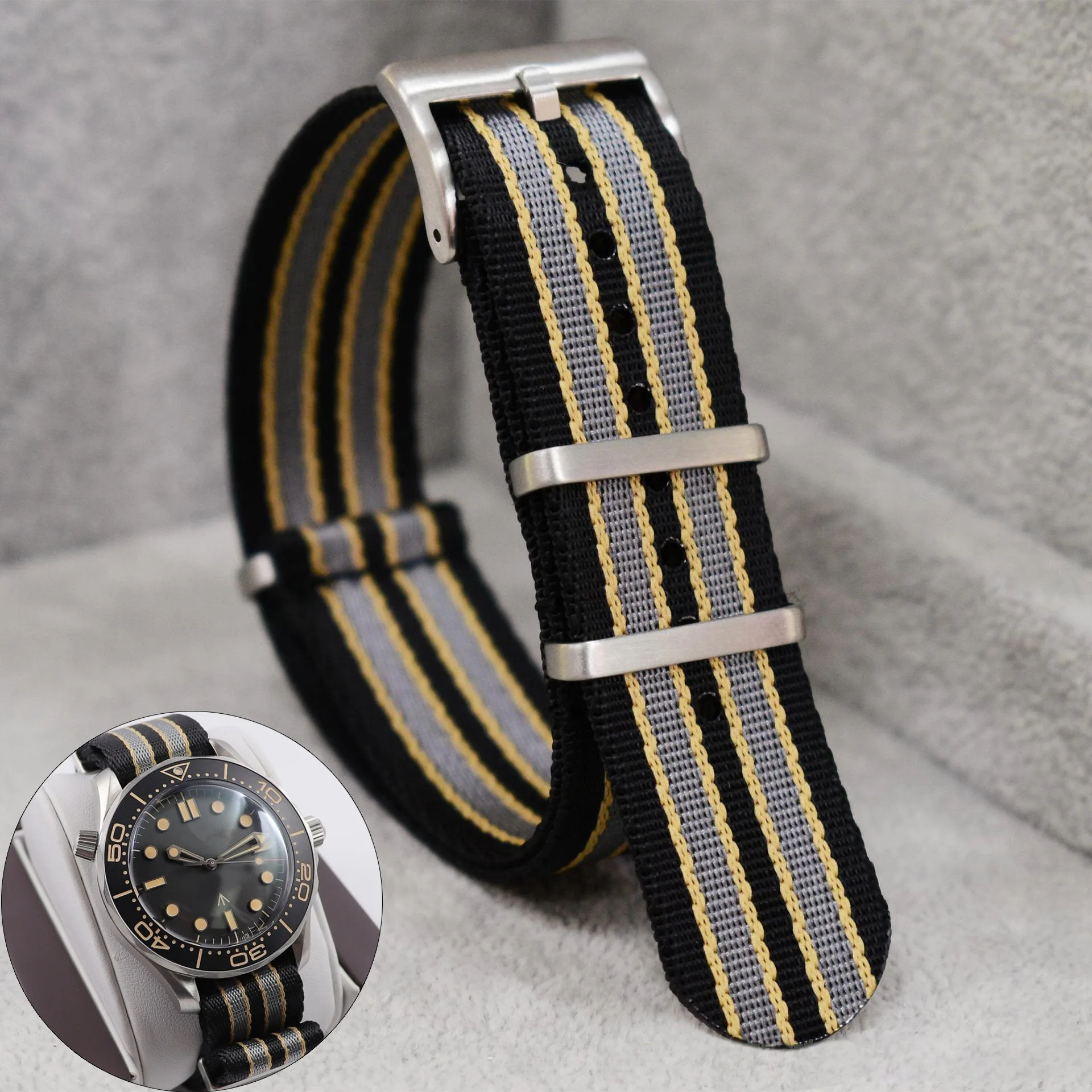 Omega 007 için 20mm Naylon Saa - Nato Strap Nylon incelemesi ve fiyatı